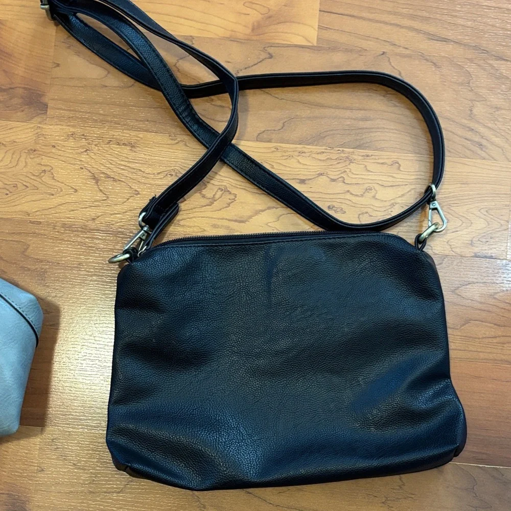 Gray Leather Women's Bag - Picture 3 of 7